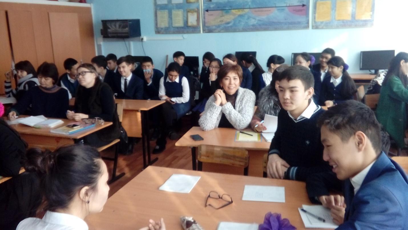 «Адал ұрпақ» мүшелерінің қатысуымен ашық сабақтан көріністер: