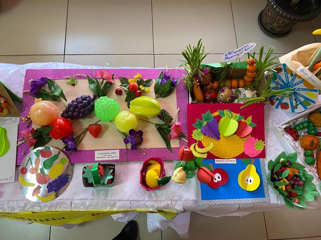 № 7 орта мектепте оқушылардың тамақтануына байланысты онкүндік ұйымдастырылды